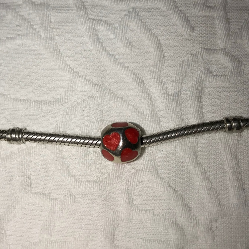 Red Heart Pandora charm